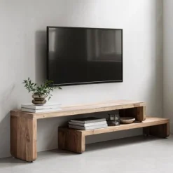 Must Living Tv-meubel Motus Teakhout Uitschuifbaar
