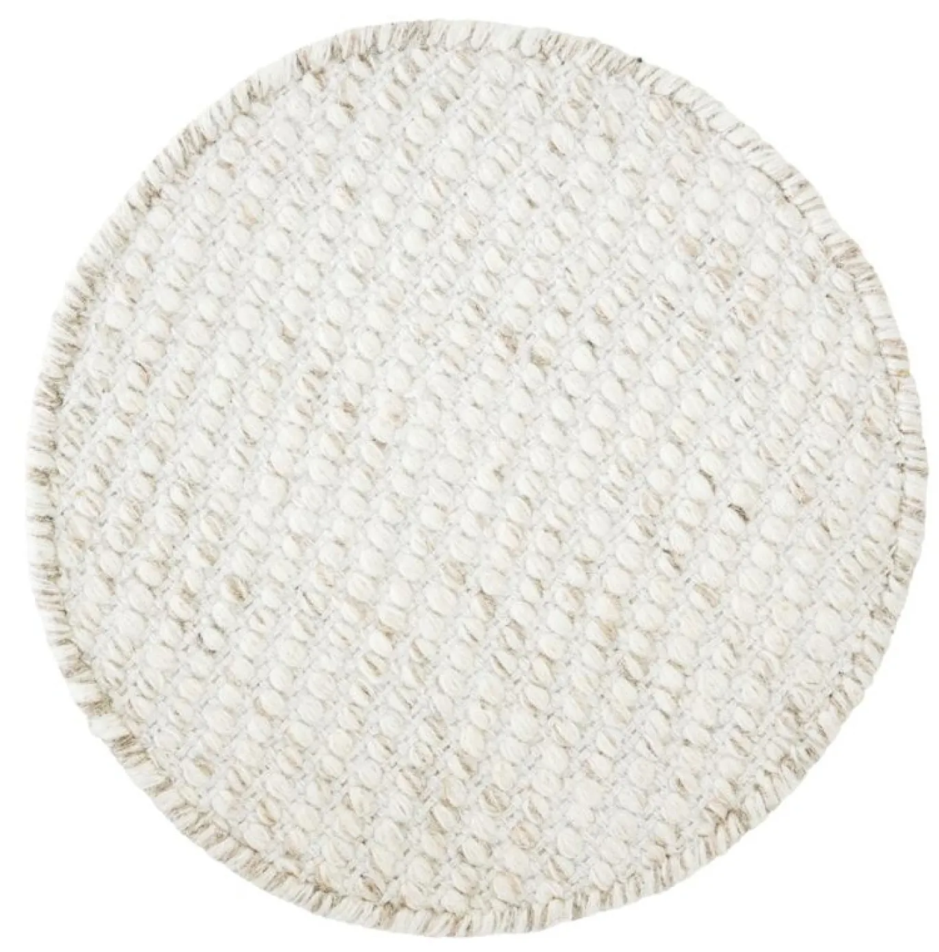 Must Living Vloerkleed Asuri Ivoor Ø150cm