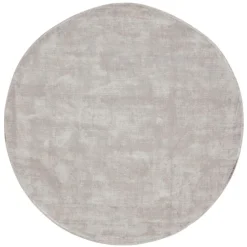 Must Living Vloerkleed La Belle Rond Lichtgrijs Small Ø150cm