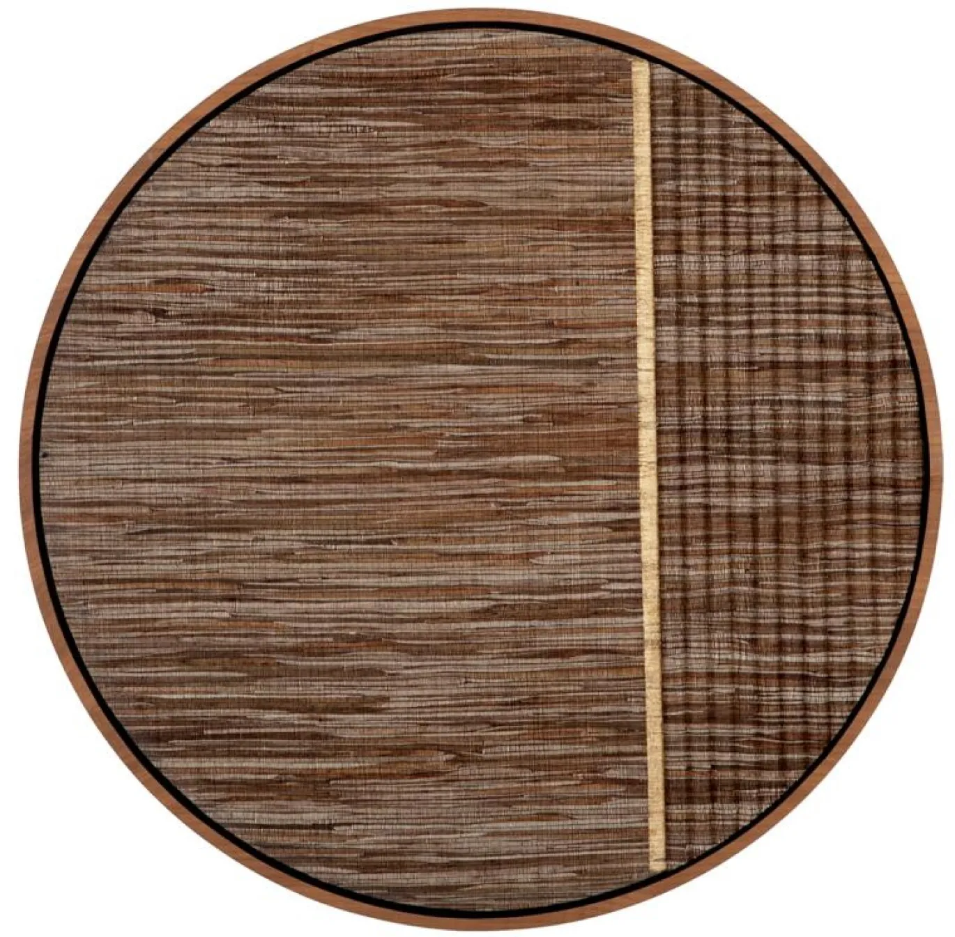 Must Living Wanddecoratie Contemporary Gold Waterhyacint Large Ø85cm