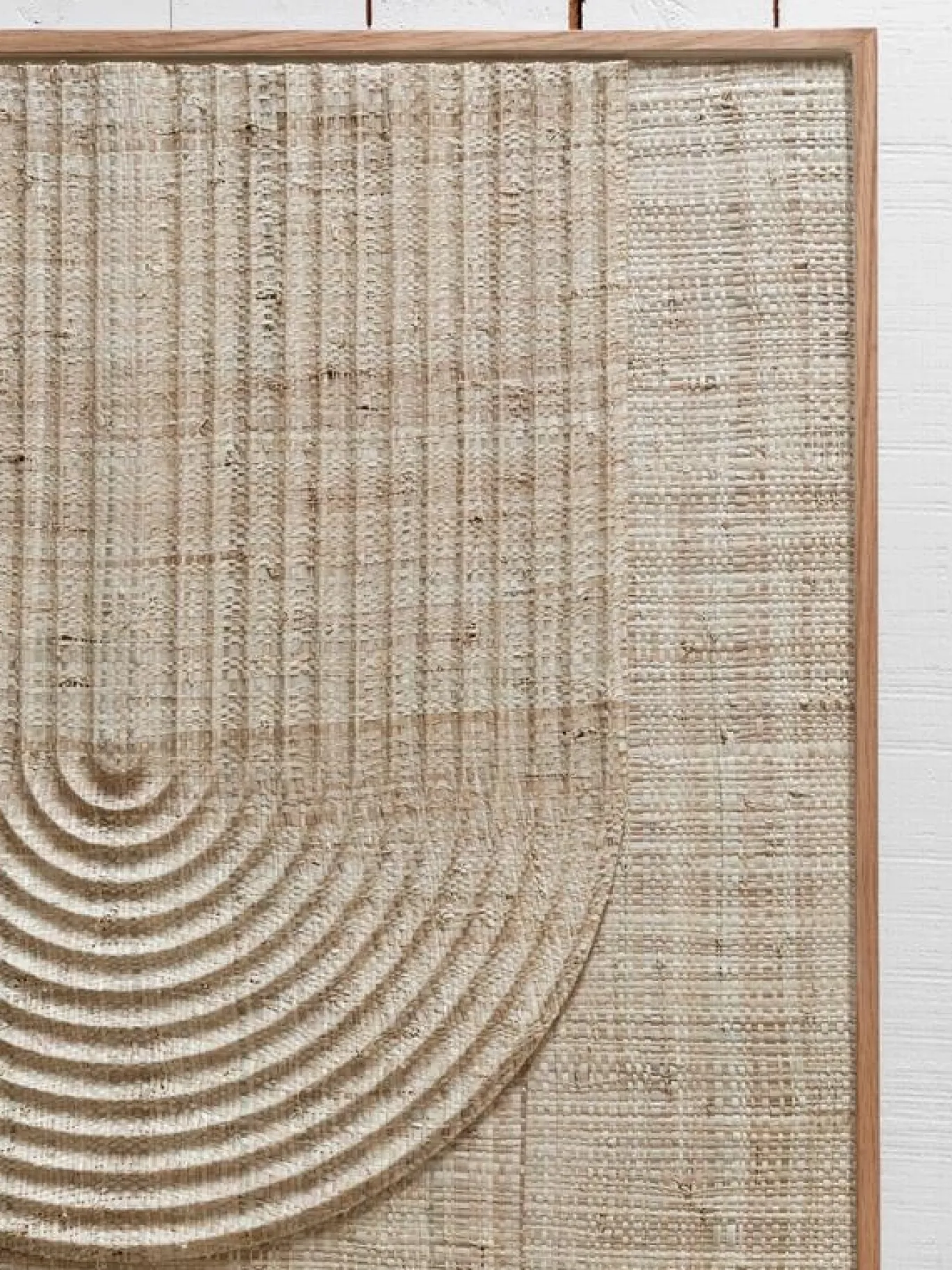 Must Living Wanddecoratie Japanese Garden Naturel Palmblad Small 76x102cm