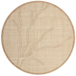 Must Living Wanddecoratie Jungle Naturel Palmblad Ø85cm