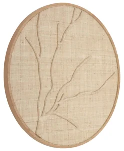 Must Living Wanddecoratie Jungle Naturel Palmblad Ø85cm