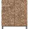 Must Living Wandkast Sticks Recycled Teakhout 2-Deurs 90x180cm
