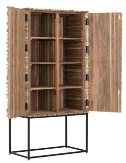 Must Living Wandkast Sticks Recycled Teakhout 2-Deurs 90x180cm