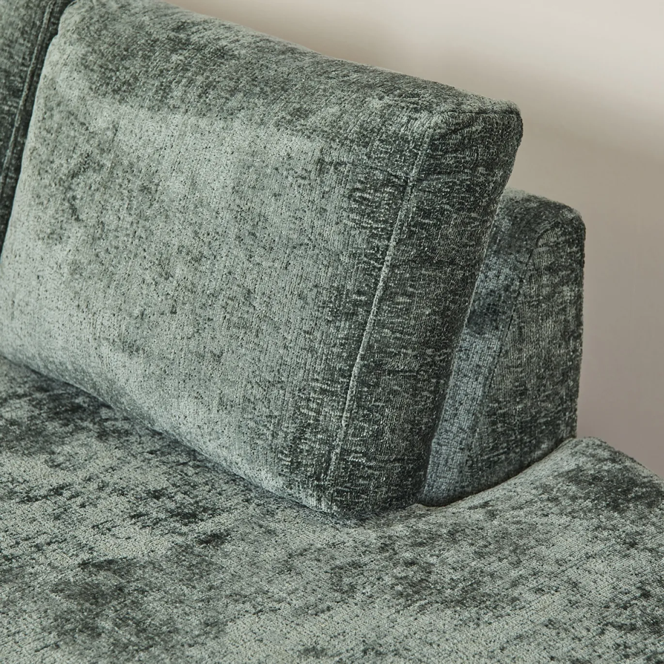 MySofa Bank Alma Groen 2,5 zits + Divan Rechts