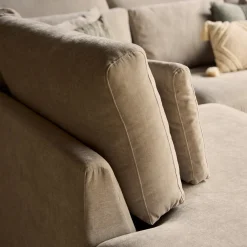 MySofa Bank Jesse Ottomane Links + 2,5 zits Beige