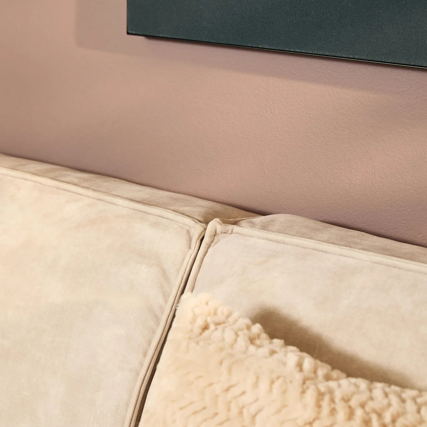 MySofa Floris Divan Links + 2,5 zits Velvet Beige