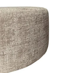 My Sofa Hocker Rond 60cm Cremona 14 Taupe