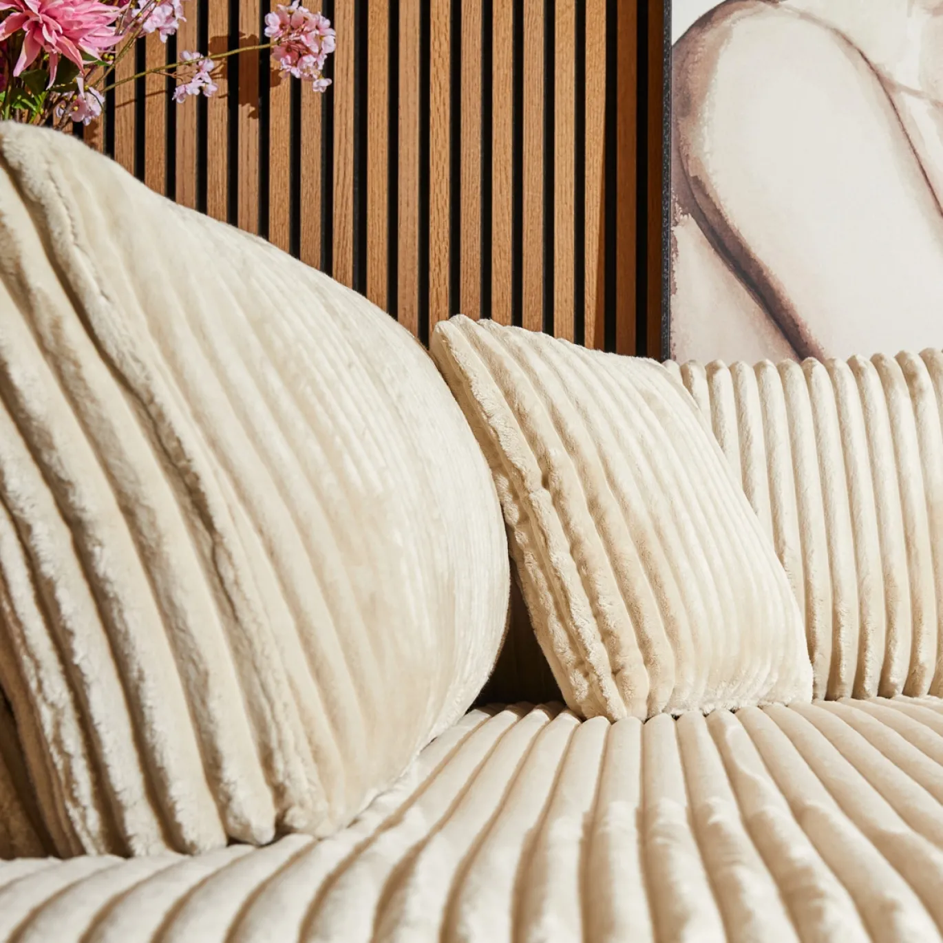MySofa Hoekbank Teddy Beige Rechts