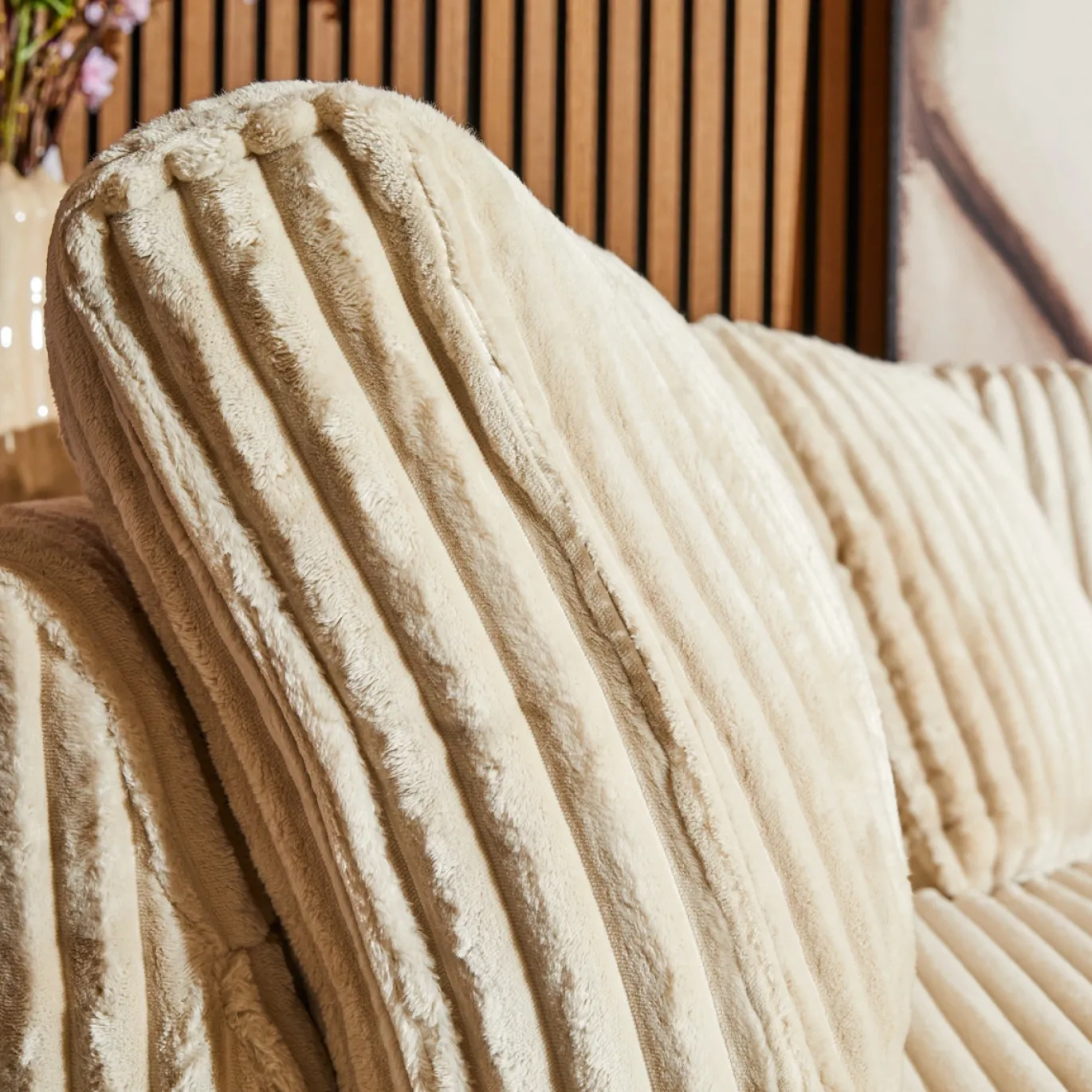 MySofa Hoekbank Teddy Beige Rechts