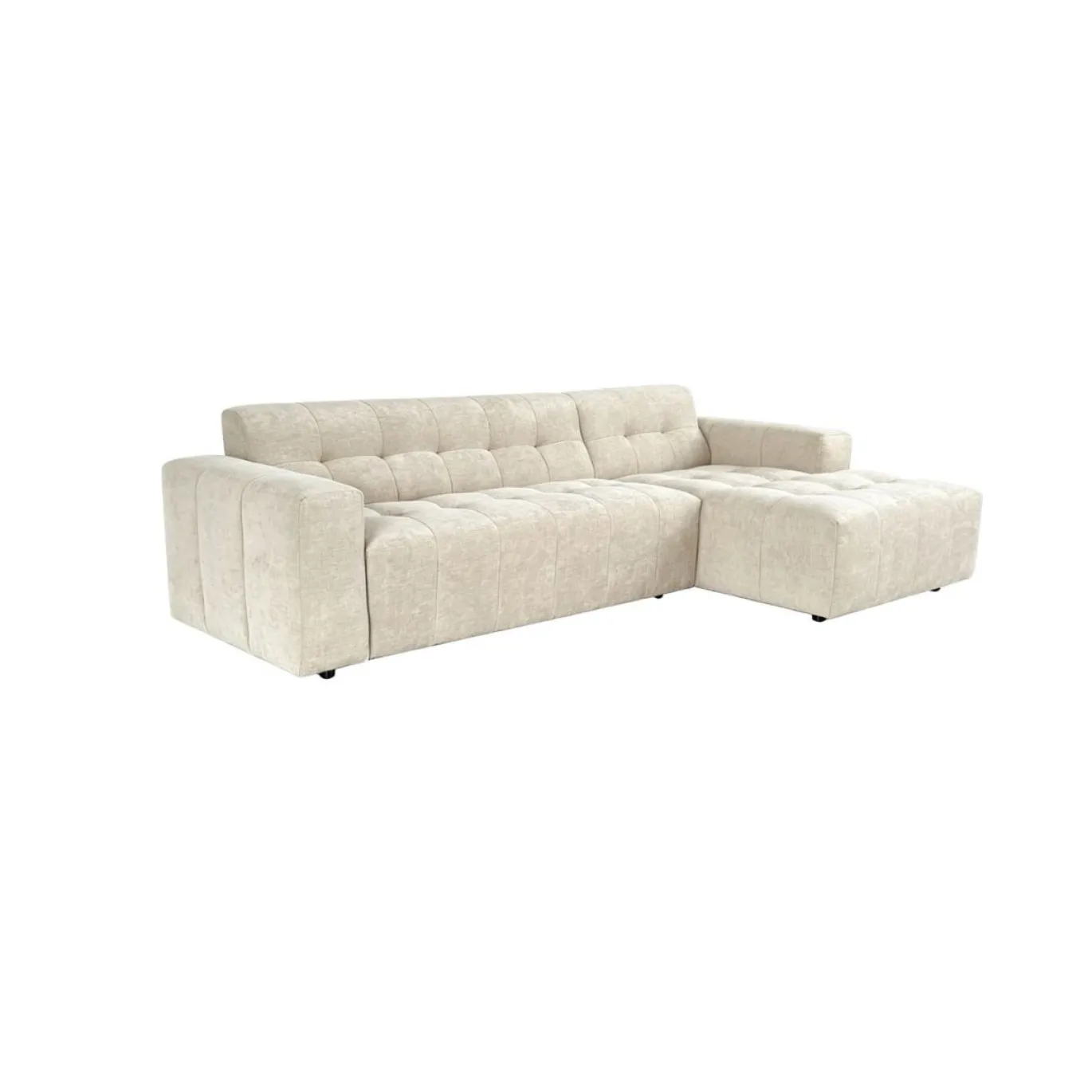 MySofa Loungebank Ruby Beige 2-5-Zits AL + Lounge R
