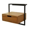 Nachtkastje Air Solid Massief Acacia Naturel - Giga Meubel