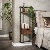 Nachtkastje Air Solid Xs 1 Lade Massief Acacia Bruin - Giga Meubel