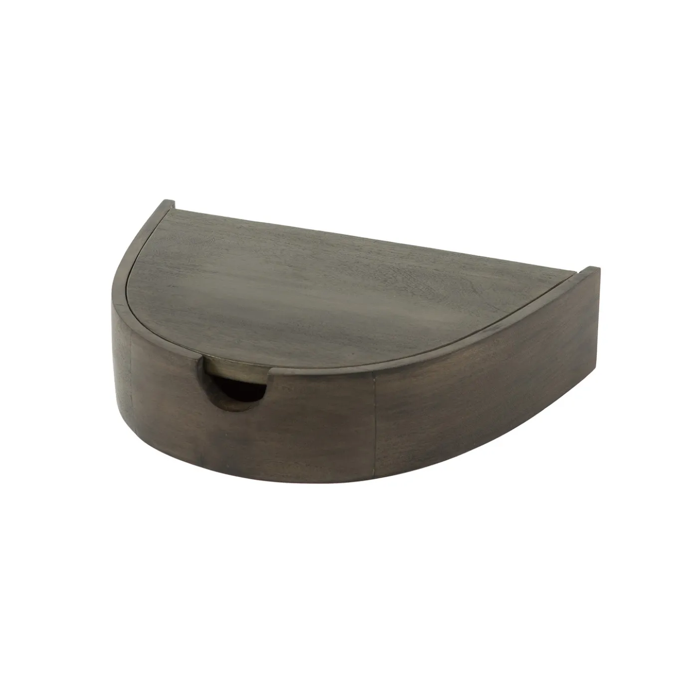 Nachtkastje Cove Zwevend 1 Lade Massief Acacia Glaze Brown - Giga Meubel