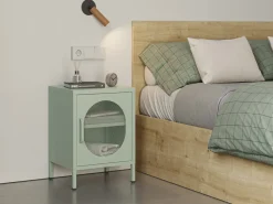 Nachtkastje Diora 1d Mintgroen - Giga Meubel