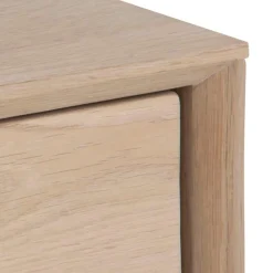 Nachtkastje Dysta Eikenfineer Wit 21cm - Giga Living