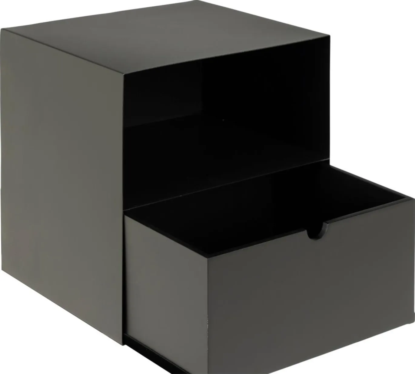 Nachtkastje Emina Zwart 30cm - Giga Living