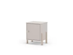 Nachtkastje Enola 1d Crème/wit Wax - Giga Meubel