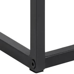 Nachtkastje Hibernia Smoke Glas Zwart - Giga Living