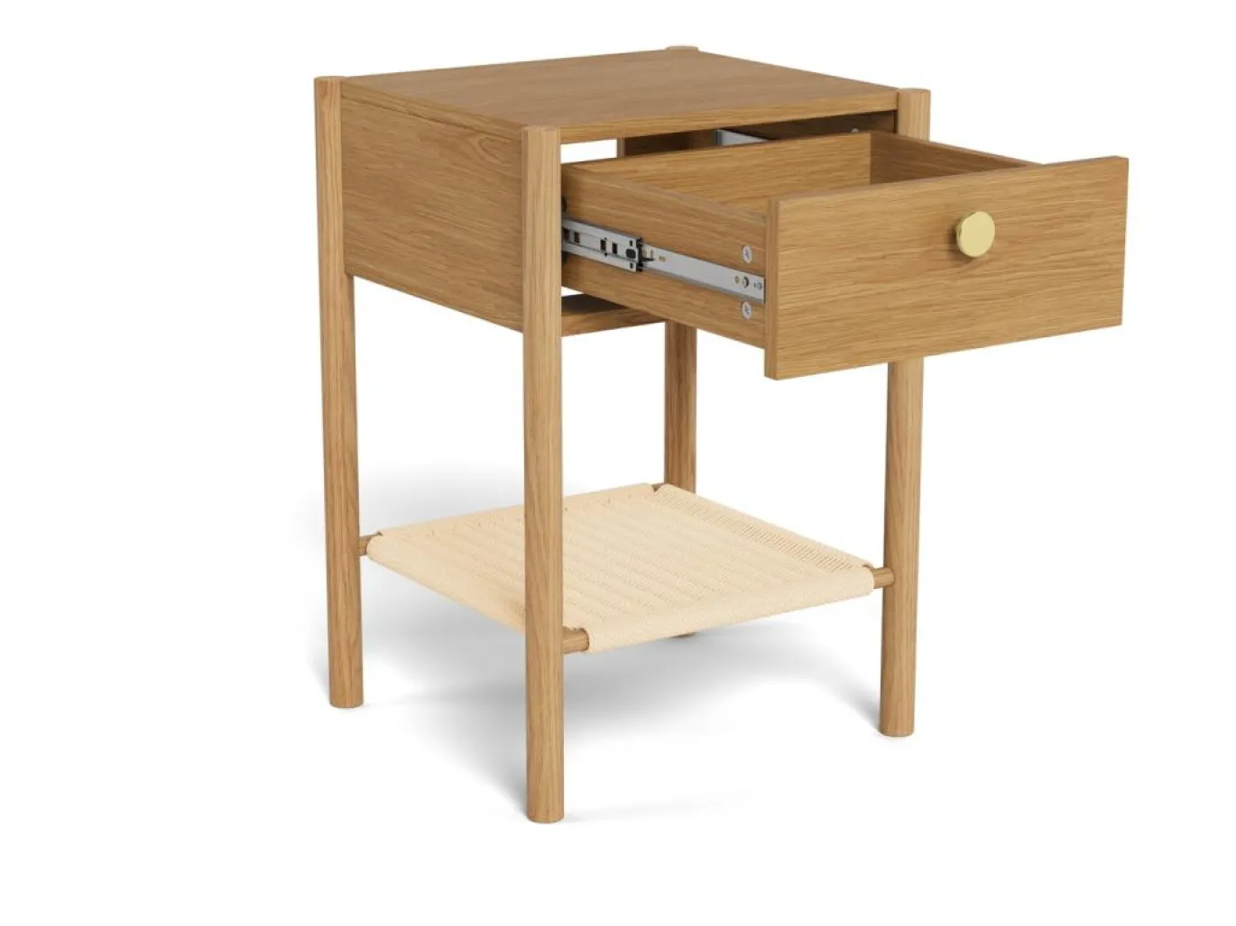 Nachtkastje Hudson Eiken 60cm - Giga Living