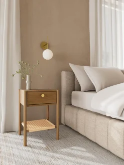 Nachtkastje Hudson Eiken 60cm - Giga Living