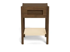 Nachtkastje Hudson Gerookt Eiken 60cm - Giga Living