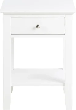 Nachtkastje Koster Mdf Wit - Giga Living