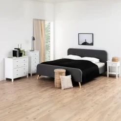 Nachtkastje Koster Mdf Wit - Giga Living