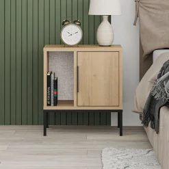 Nachtkastje Lani 1d1h Eiken - Giga Meubel