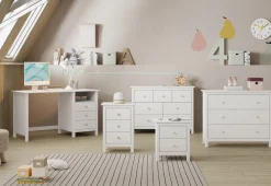 Nachtkastje Max 2L Wit - Giga Meubel