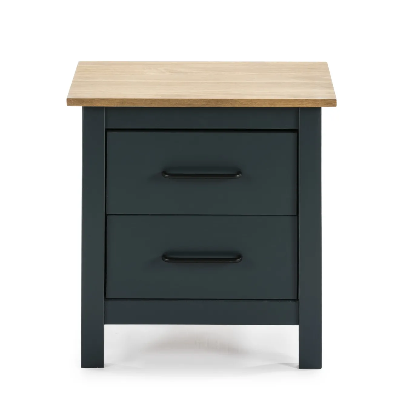 Nachtkastje Miranda 2L Blauw Wax - Giga Meubel