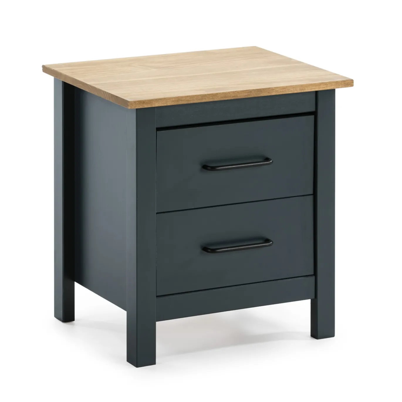 Nachtkastje Miranda 2L Blauw Wax - Giga Meubel