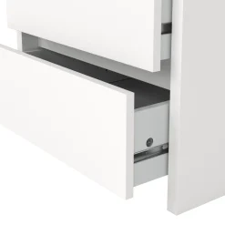 Nachtkastje Next 2 lades Wit - Giga Living