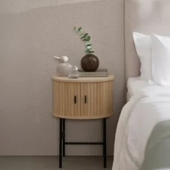 Nachtkastje Nola Naturel - Giga Living