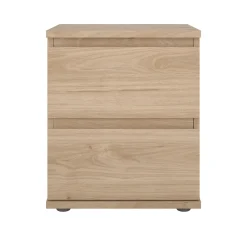 Nachtkastje Nova 2 lades Hickory - Giga Living