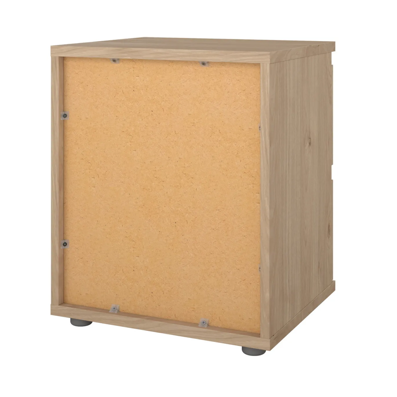 Nachtkastje Nova 2 lades Hickory - Giga Living