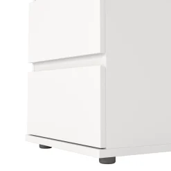 Nachtkastje Nova 2 lades Wit - Giga Living