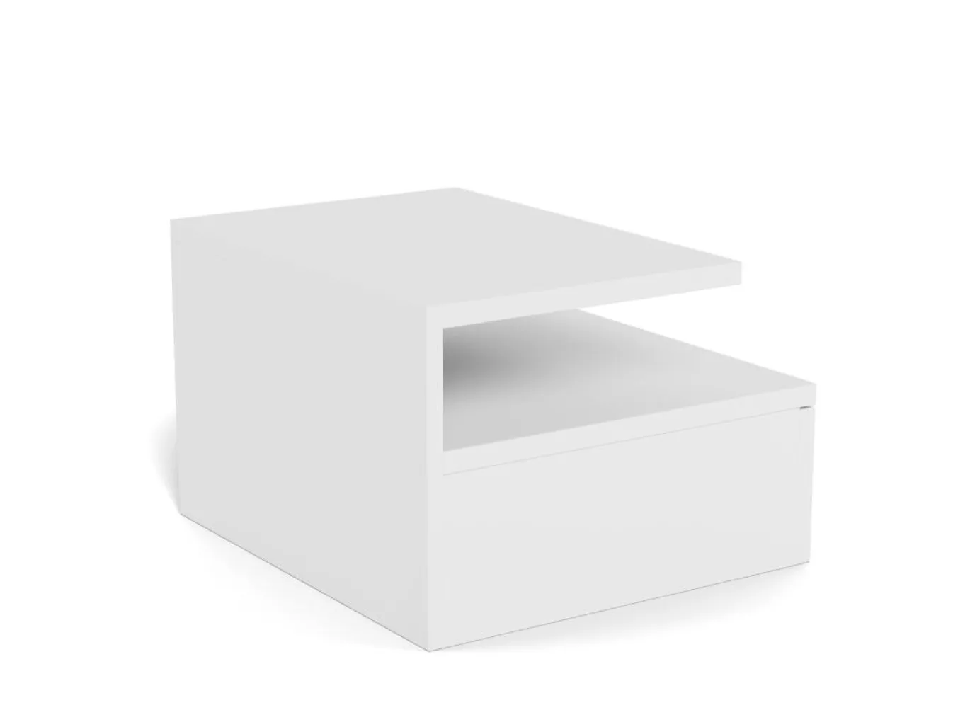 Nachtkastje Nyro Wit 35cm - Giga Living
