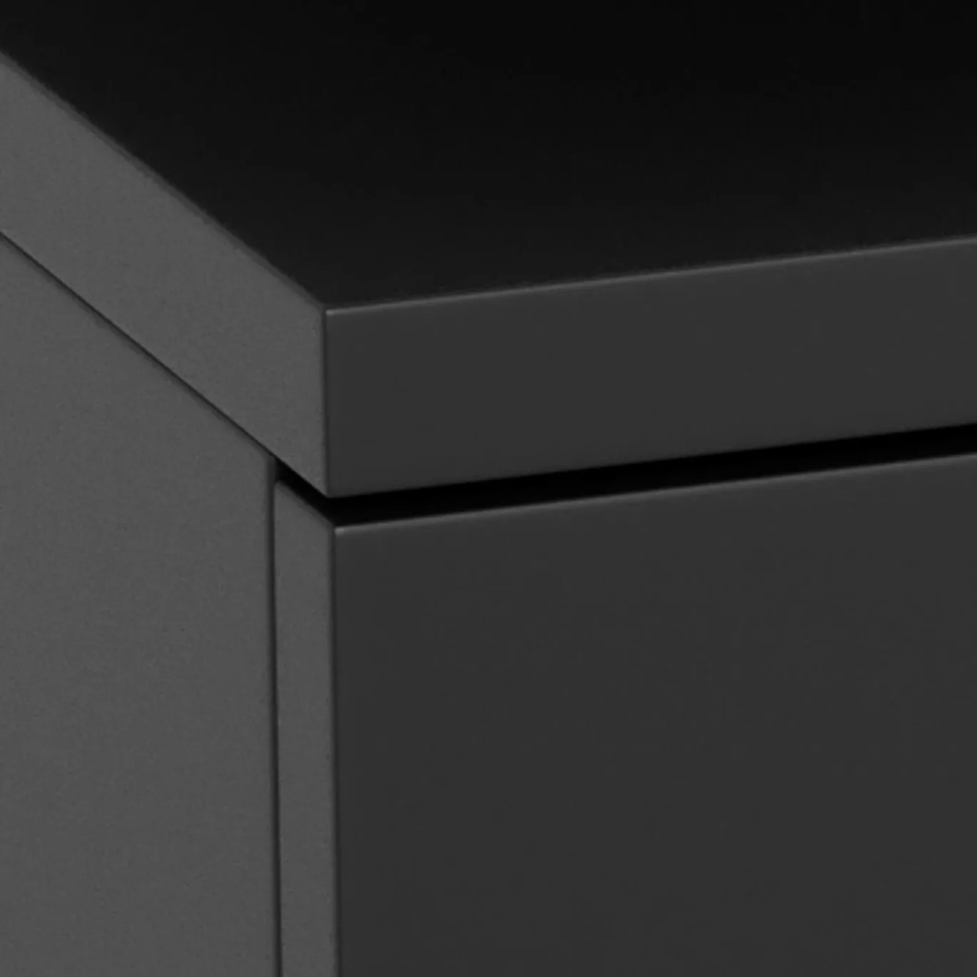 Nachtkastje Nyro Zwart 35cm - Giga Living