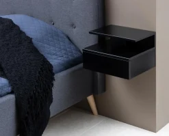 Nachtkastje Nyro Zwart 35cm - Giga Living