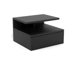 Nachtkastje Nyro Zwart 35cm - Giga Living