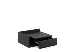 Nachtkastje Nyro Zwart 40cm - Giga Living