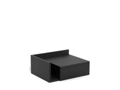 Nachtkastje Nyro Zwart 40cm - Giga Living