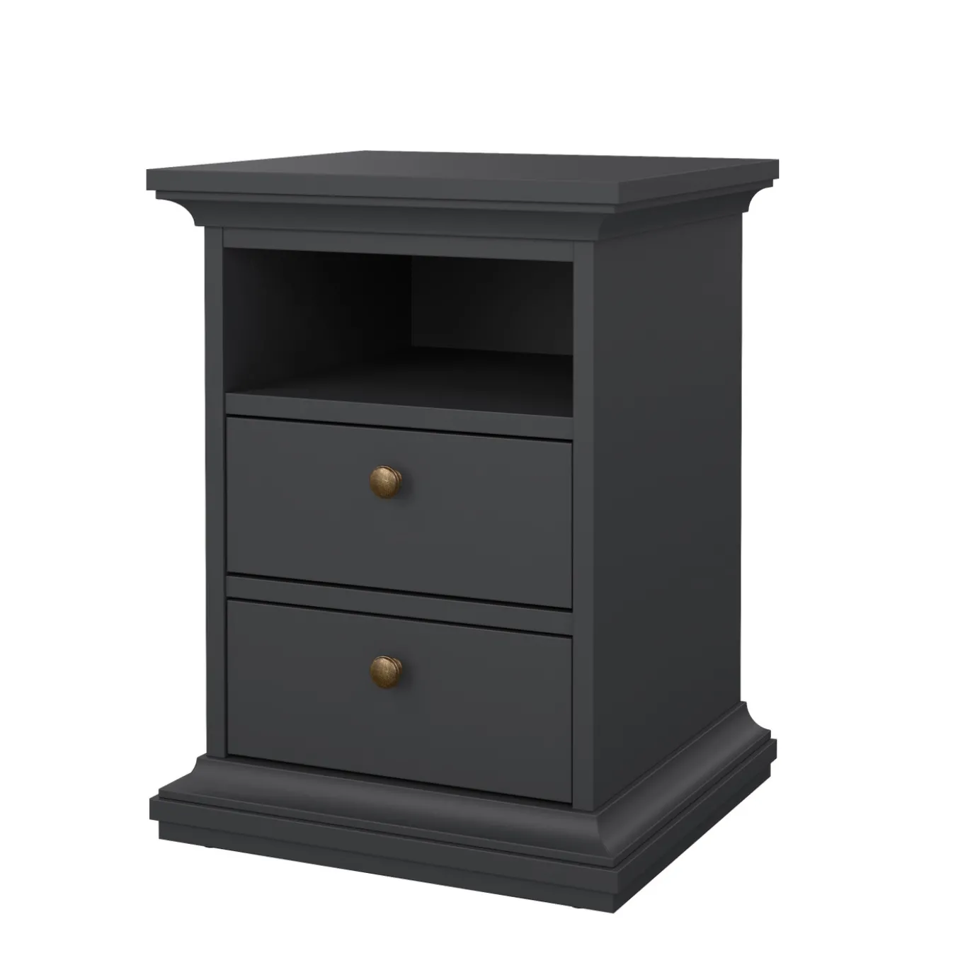 Nachtkastje Paris Matgrijs 60cm - Giga Living