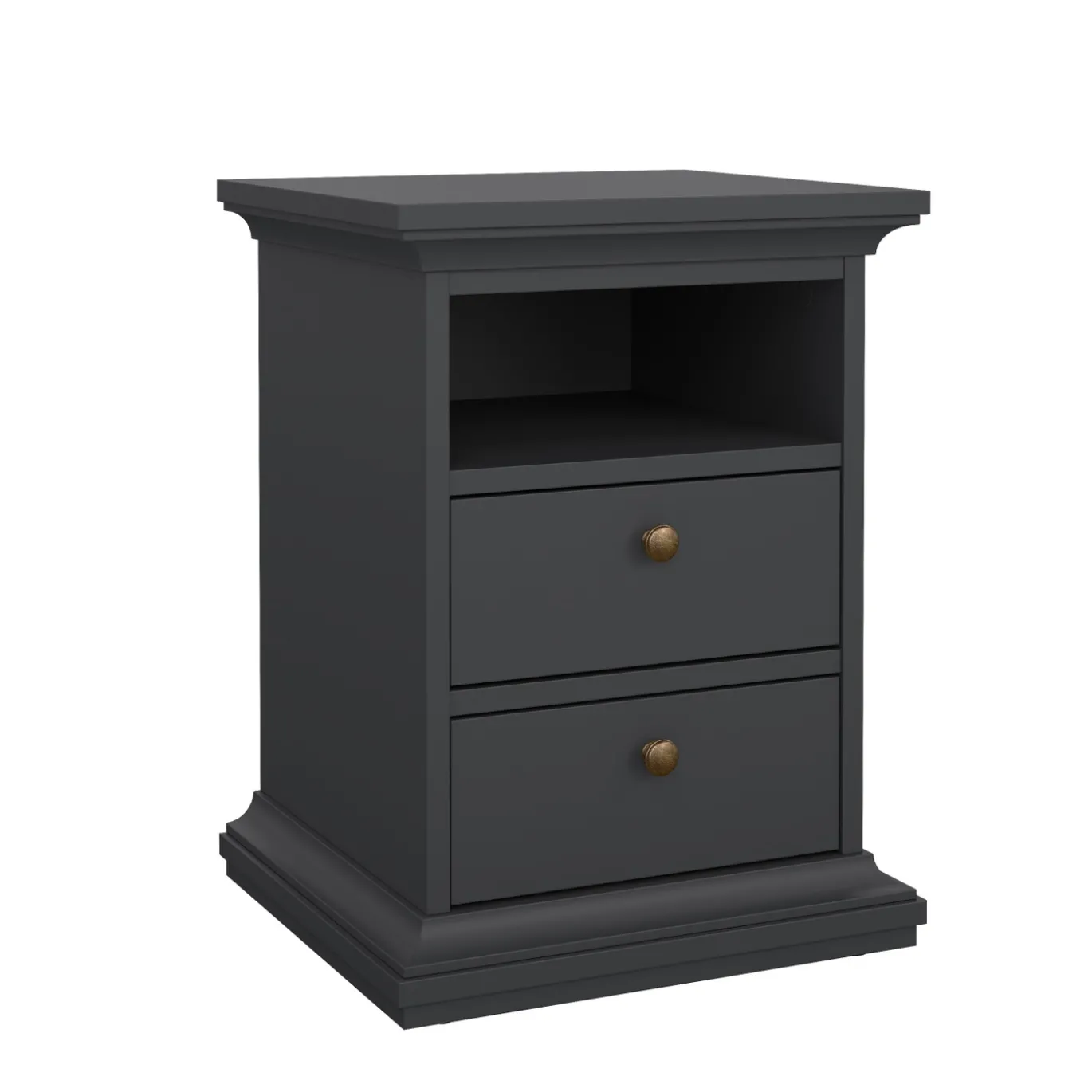 Nachtkastje Paris Matgrijs 60cm - Giga Living