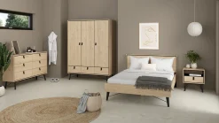 Nachtkastje Ry Jackson Hickory 53cm - Giga Living