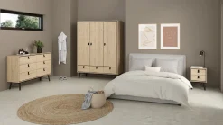 Nachtkastje Ry Jackson Hickory 43cm - Giga Living