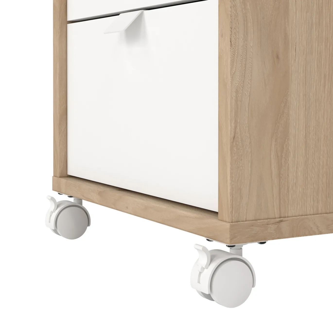 Nachtkastje Sign Wit Jackson Hickory - Giga Living