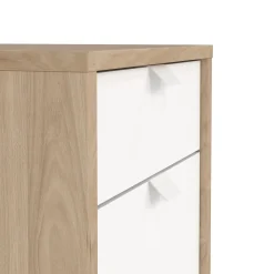 Nachtkastje Sign Wit Jackson Hickory - Giga Living